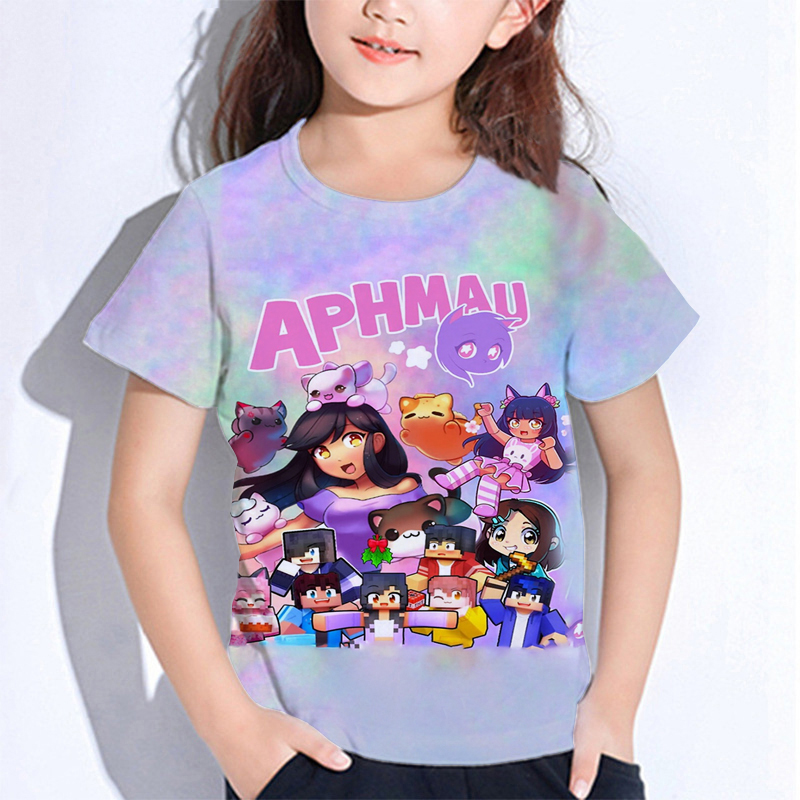 Baby Clothing Dividers - Aphmau-T-shirt manches courtes pour enfant, vêtement