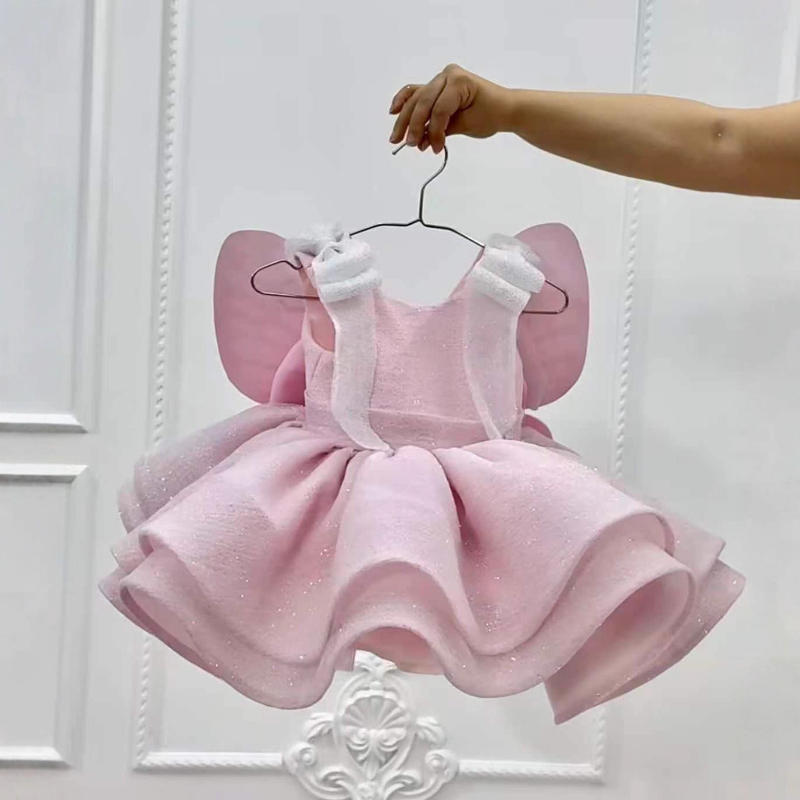 Baby Clothing Dresser - Robe de Princesse Rose Mignonne pour