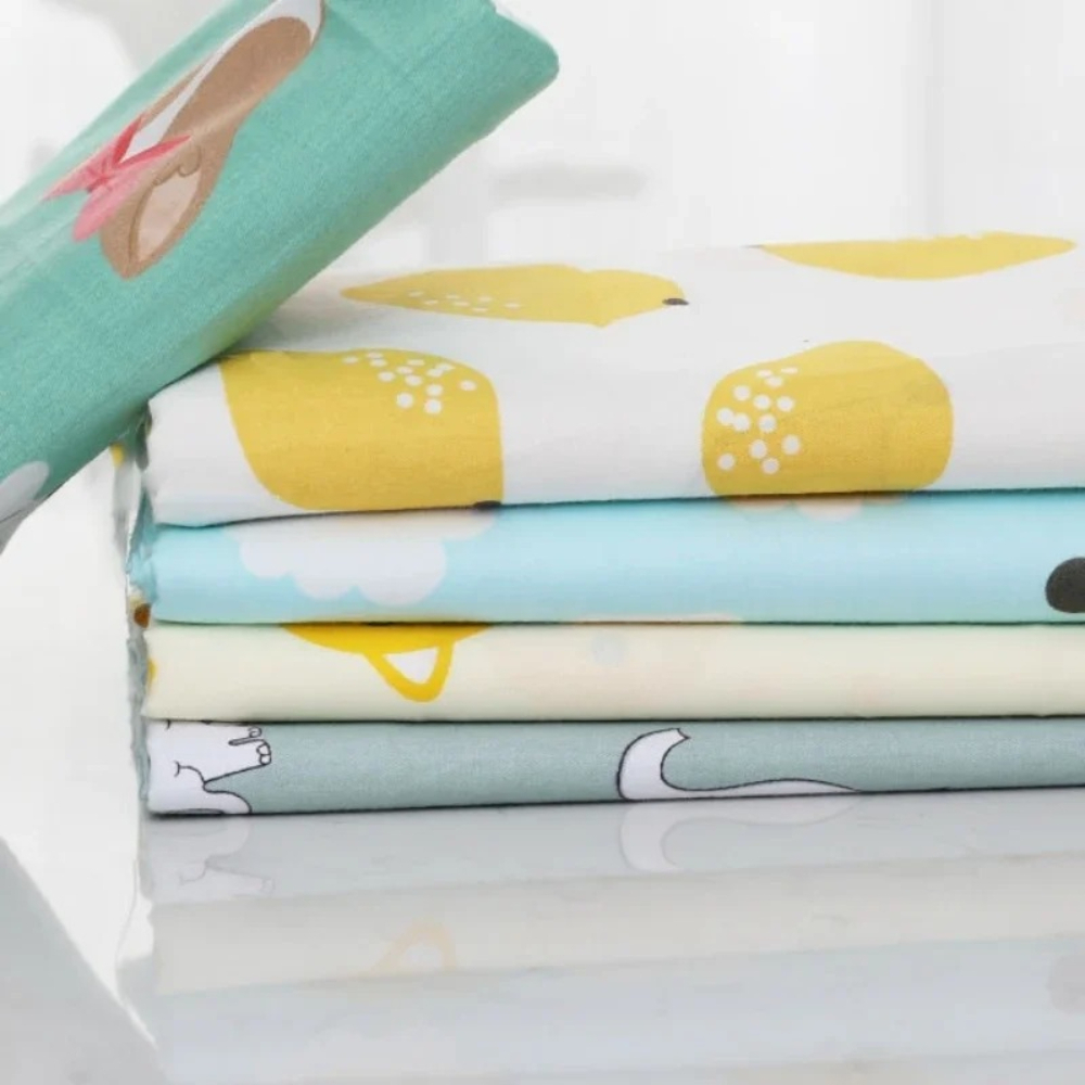 Baby Clothing Organic - Tissu imprimé en pur coton, draps