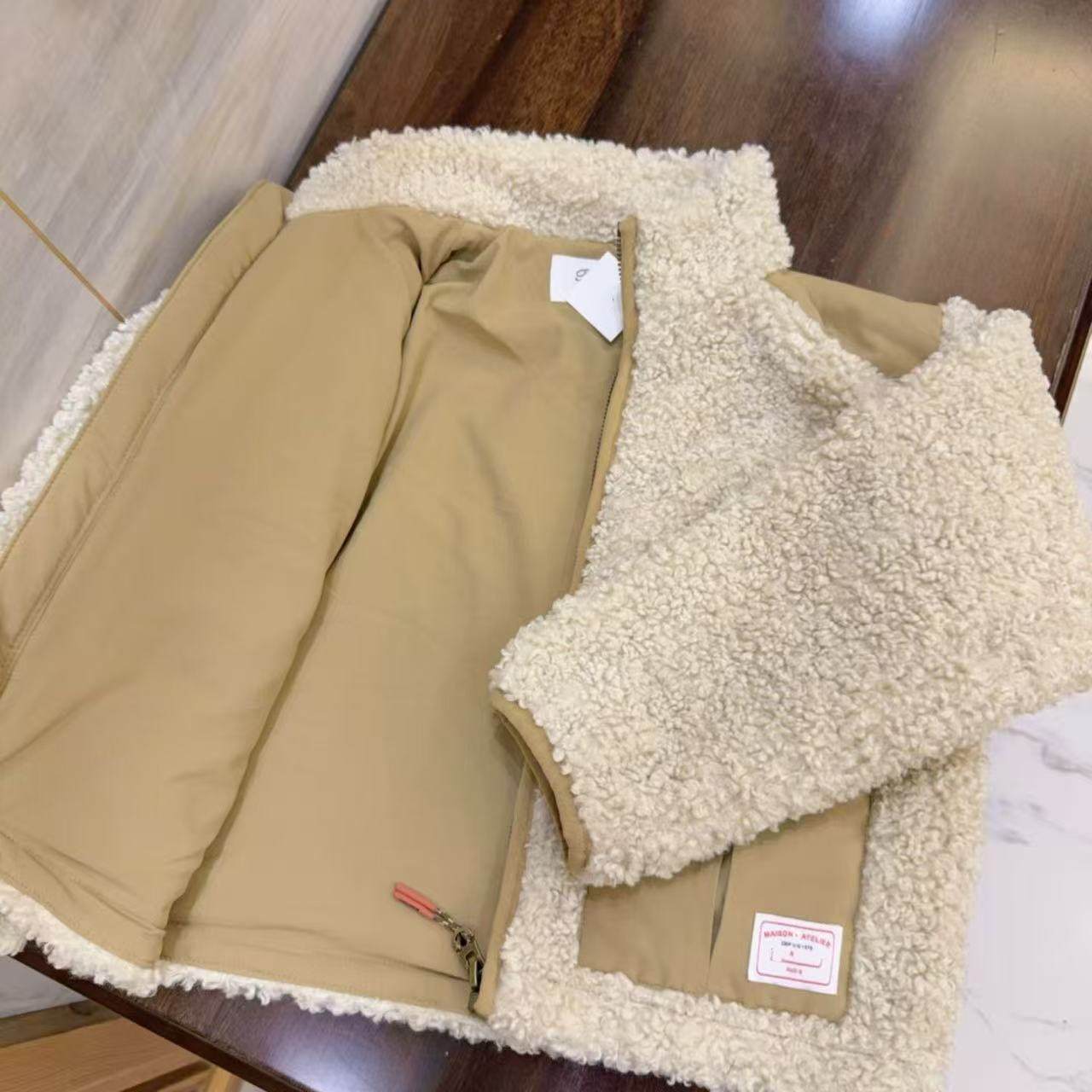 En stock 2026 BP Manteau beige - Baby Clothing Dividers avis et prix