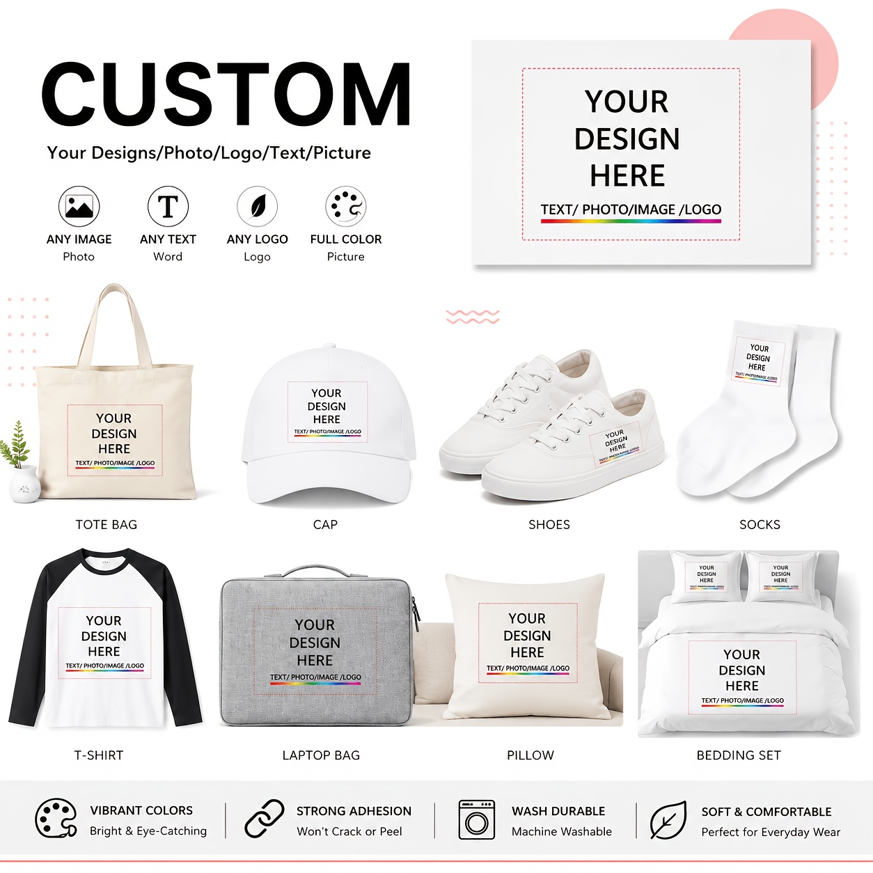 6 pièces de transferts thermiq - Baby Clothing Usa avis et prix